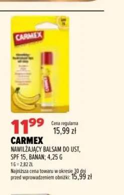 Nawilżający balsam do ust SPF 15 banan Carmex