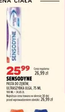Pasta do zębów Ultraszybka Ulga Sensodyne