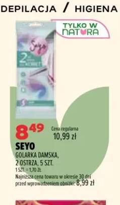 Golarka damska 2 ostrza Seyo