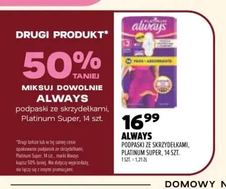 Podpaski ze skrzydełkami Platinum Super Always