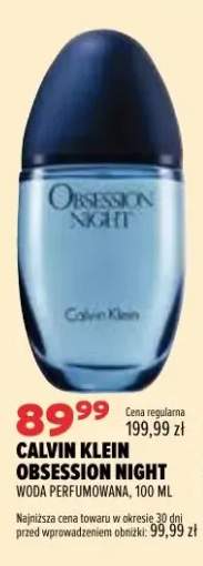 Woda perfumowana Obsession Night Calvin Klein