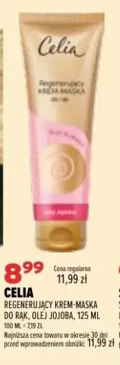 Regenerujący krem-maska do rąk Celia olej jojoba