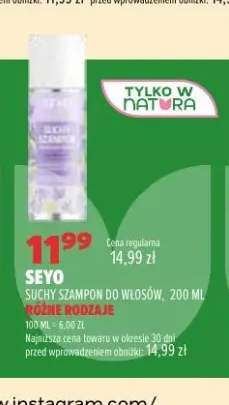 Suchy szampon do włosów Seyo