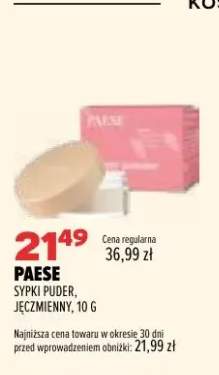 Sypki puder jęczmienny Paese