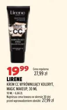 Krem CC wyrównujący koloryt Magic Makeup Lirene