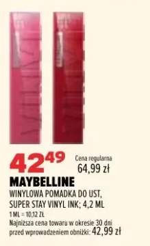 Winylowa pomadka do ust Super Stay Vinyl Ink Maybelline