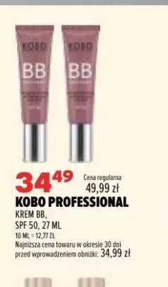 Krem BB SPF 50 Kobo Professional