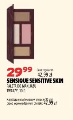 Paleta do makijażu twarzy Sensique Sensitive Skin