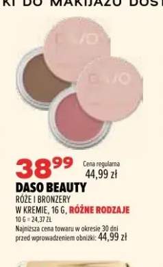 Róże i bronzery w kremie Daso Beauty