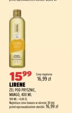 Żel pod prysznic Mango Lirene