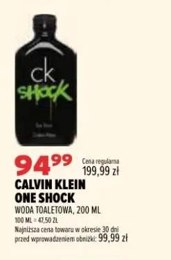 Woda toaletowa Calvin Klein One Shock