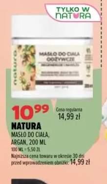 Masło do ciała Argan Natura