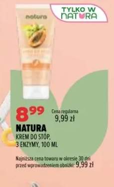 Krem do stóp 3 enzymy Natura