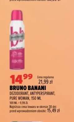 Dezodorant antyperspirant Pure Woman Bruno Banani