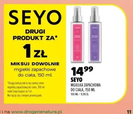 Mgiełka zapachowa do ciała Seyo