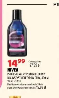 Profesjonalny płyn micelarny dla wszystkich typów cery Nivea