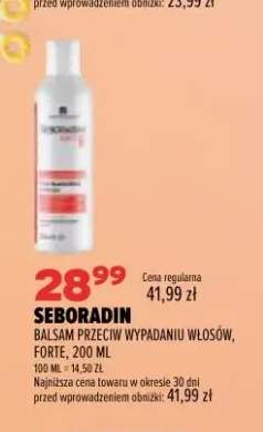 Balsam przeciw wypadaniu włosów Forte Seboradin