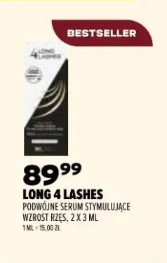 Podwójne serum stymulujące wzrost rzęs 2-pak Long 4 Lashes