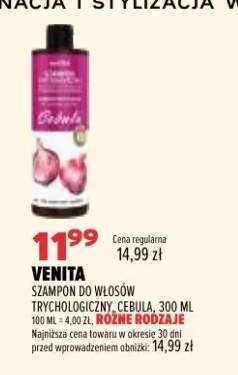 Szampon do włosów trychologiczny cebula Venita
