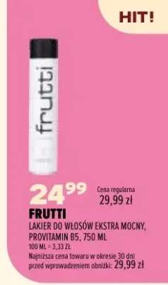 Lakier do włosów ekstra mocny Provitamin B5 Frutti
