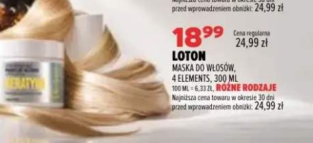 Maska do włosów 4 Elements Loton