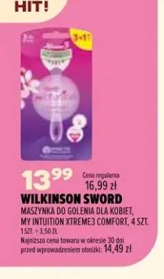Maszynka do golenia dla kobiet My Intuition Xtreme3 Comfort Wilkinson Sword