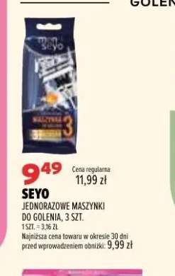 Jednorazowe maszynki do golenia Seyo