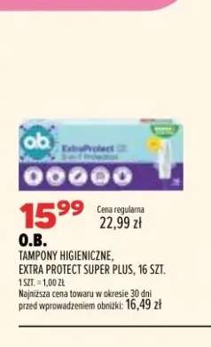 Tampony higieniczne Extra Protect Super Plus O.B.