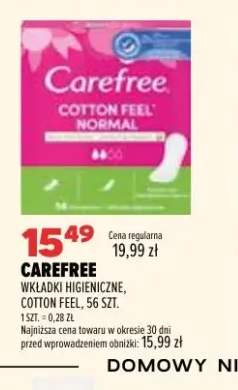 Wkładki higieniczne Cotton Feel Carefree