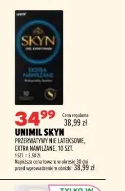 Prezerwatywy nielateksowe Extra Nawilżane Unimil SKYN