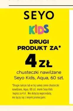 Chusteczki nawilżane Aqua Seyo Kids