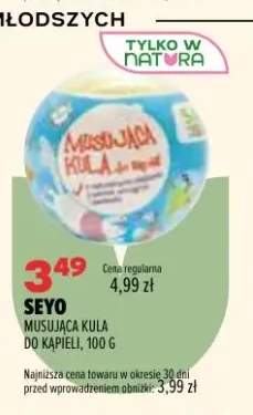 Musująca kula do kąpieli Seyo