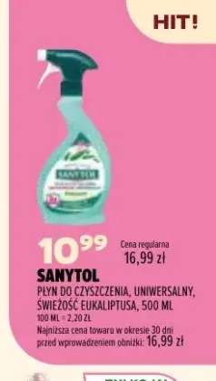 Płyn do czyszczenia uniwersalny Świeżość Eukaliptusa Sanytol