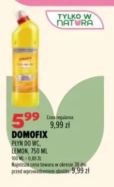 Płyn do WC Lemon Domofix