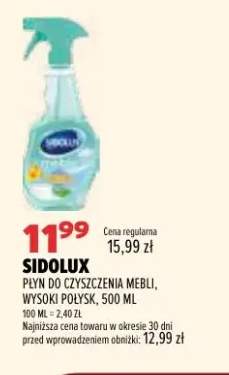 Płyn do czyszczenia mebli wysoki połysk Sidolux