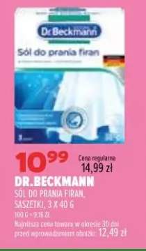 Sól do prania firan saszetki Dr.Beckmann